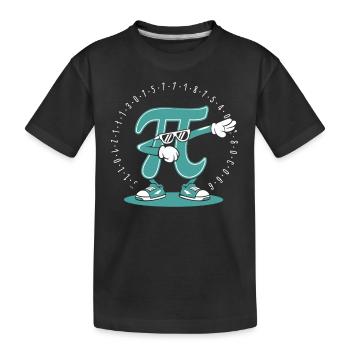 Pi Math - T-shirt bio Premium Enfant - noir - Devant