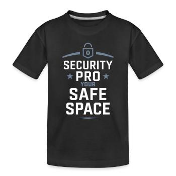 Private Security Professional Bodyguard Vip - Kids' Premium Organic T-Shirt - black - Front