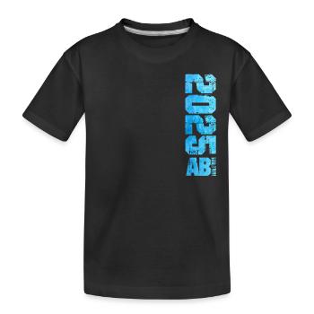 ABI 2025 Abitur Abschluss Lustiges Abiturienten - Kinder Premium Bio T-Shirt - Schwarz - Vorne