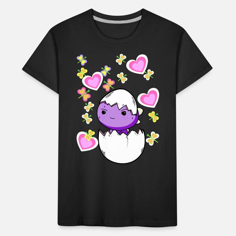 Dragon Easter Easter Egg Eggshell Dragon Child Baby Kids' Premium Organic T-Shirt