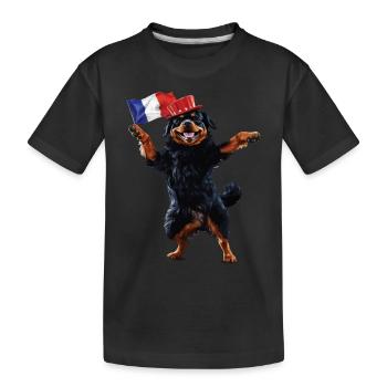 Rottweiler - Kinder Premium Bio T-Shirt - Schwarz - Vorne
