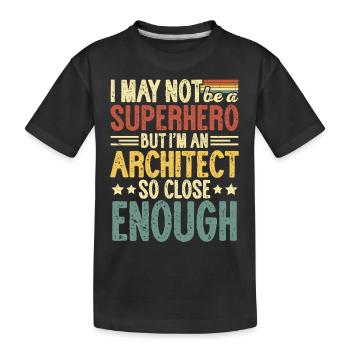 Architecte - T-shirt bio Premium Enfant - noir - Devant