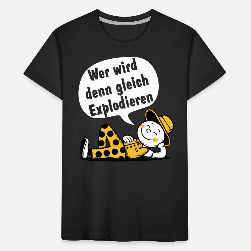 Wer wird den gleich Explodieren Kinder Premium Bio T-Shirt