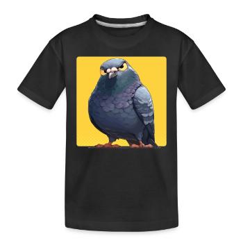 Pigeons Pigeon - T-shirt bio Premium Enfant - noir - Devant