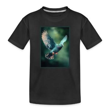 Pigeons Pigeon - T-shirt bio Premium Enfant - noir - Devant