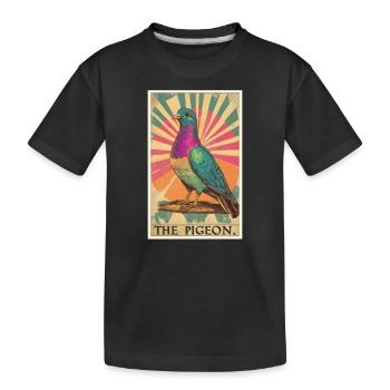 Pigeons Pigeon - T-shirt bio Premium Enfant - noir - Devant