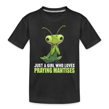 Mantes religieuses Mantes religieuses - T-shirt bio Premium Enfant - noir - Devant