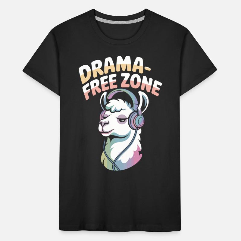 Pas de drame – Llama Zone T-shirt bio Premium Enfant