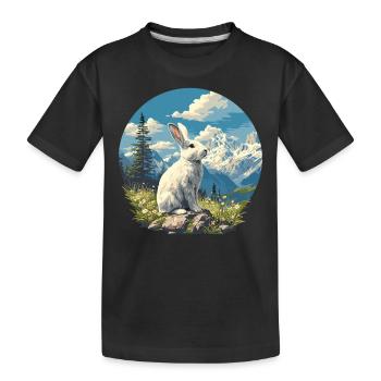 Bunny Bunny - Kids' Premium Organic T-Shirt - black - Front