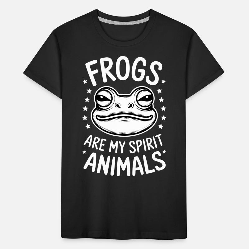 Frog Saying Toad Funny Frogs Gift Kids' Premium Organic T-Shirt