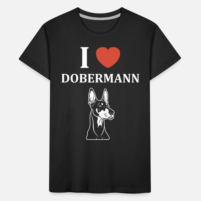 Dobermann Kinder Premium Bio T-Shirt