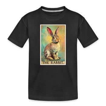 Bunny Bunny - Kids' Premium Organic T-Shirt - black - Front
