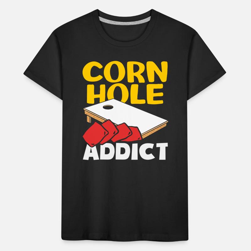 Cornhole Player Seeks Expert Kids' Premium Organic T-Shirt