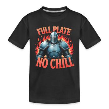 Larp Live-action-rollenspiel-spiel Fantasy Combat - Kinder Premium Bio T-Shirt - Schwarz - Vorne