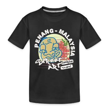 Penang Street Art George Town MalaisieGraffiti - T-shirt bio Premium Enfant - noir - Devant