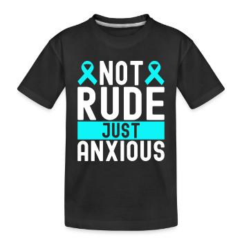 Trouble anxieux Trouble anxieux - T-shirt bio Premium Enfant - noir - Devant