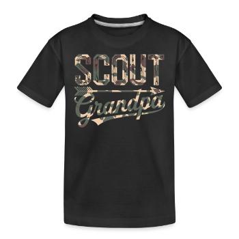 Scout Guide Scout Camping - T-shirt bio Premium Enfant - noir - Devant