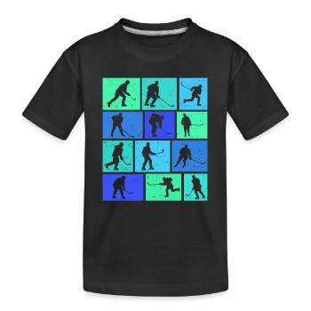 Hockey - T-shirt bio Premium Enfant - noir - Devant