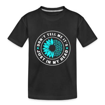 Trouble anxieux Trouble anxieux - T-shirt bio Premium Enfant - noir - Devant