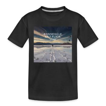 Salines salines de Bonneville, Utah - T-shirt bio Premium Enfant - noir - Devant