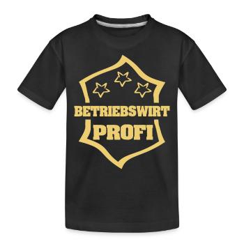 Profession Économiste d’entreprise - T-shirt bio Premium Enfant - noir - Devant