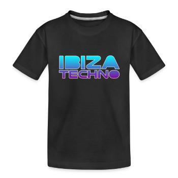 Ibiza Techno - T-shirt bio Premium Enfant - noir - Devant