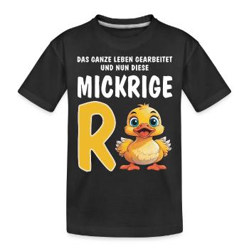 CETTE MAIGRE RENTE - T-shirt bio Premium Enfant - noir - Devant