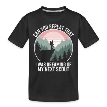 Scout Guide Scout Camping - T-shirt bio Premium Enfant - noir - Devant