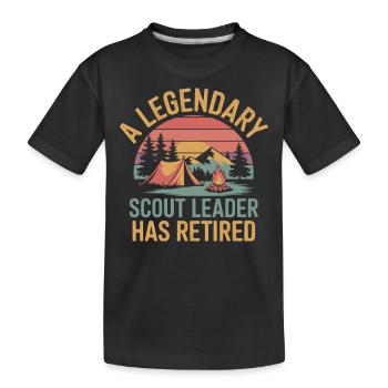 Scout Guide Scout Camping - T-shirt bio Premium Enfant - noir - Devant