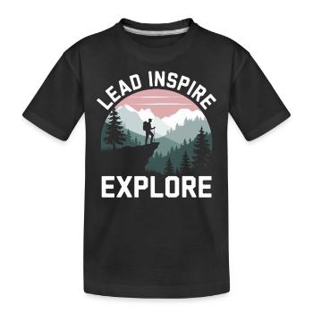 Scout Guide Scout Camping - T-shirt bio Premium Enfant - noir - Devant