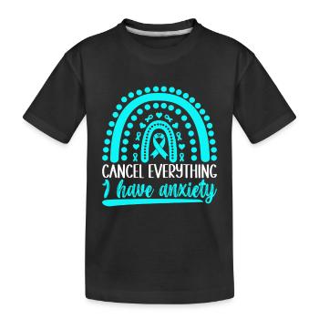 Trouble anxieux Trouble anxieux - T-shirt bio Premium Enfant - noir - Devant