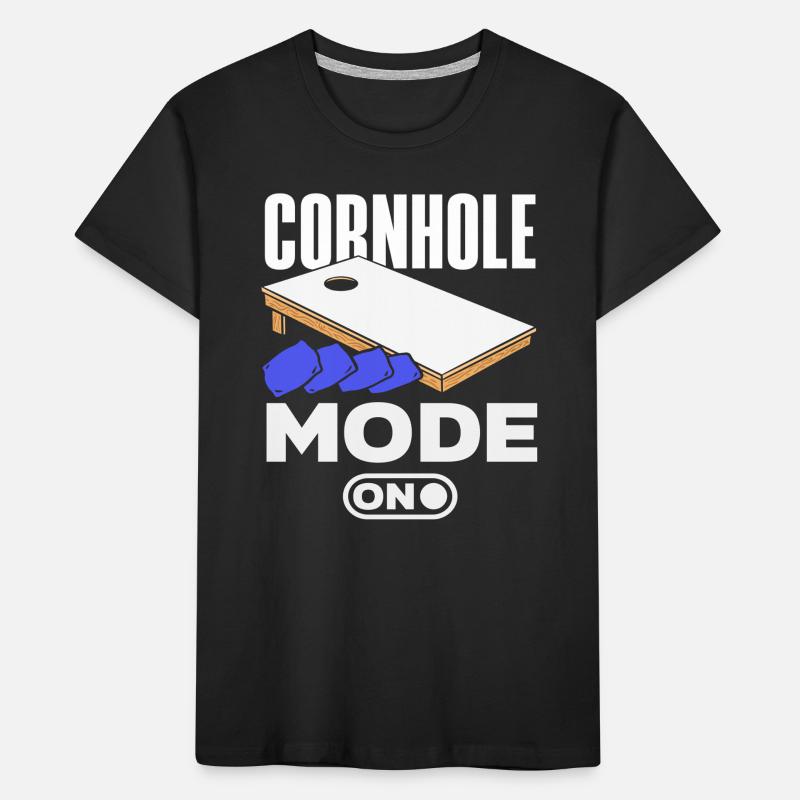 Cornhole Player Mode On Switch Kids' Premium Organic T-Shirt