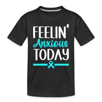 Trouble anxieux Trouble anxieux - T-shirt bio Premium Enfant - noir - Devant