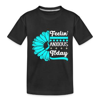 Trouble anxieux Trouble anxieux - T-shirt bio Premium Enfant - noir - Devant