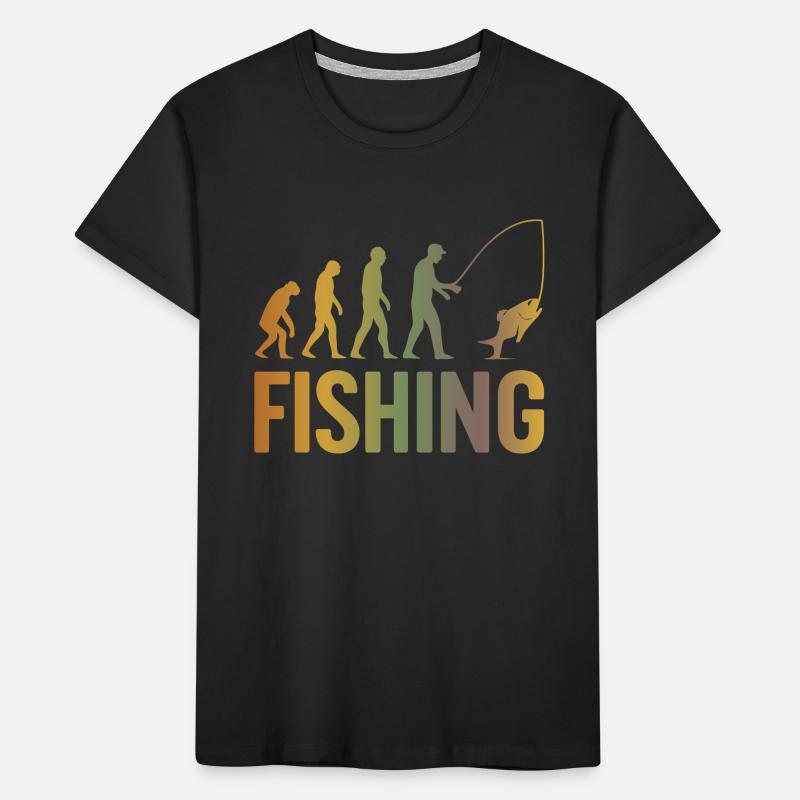 Evolution pour la pêche T-shirt bio Premium Enfant