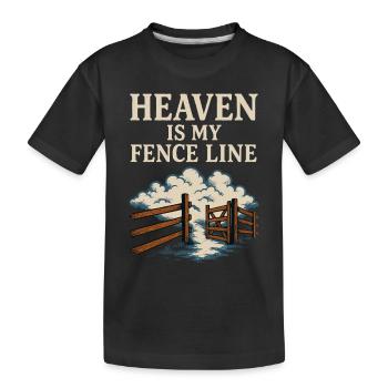 Chrétien Homesteader Foi Agriculture Vie lugubre - T-shirt bio Premium Enfant - noir - Devant