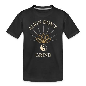 Rituel spirituel du dimanche : Prendre soin de soi - T-shirt bio Premium Enfant - noir - Devant