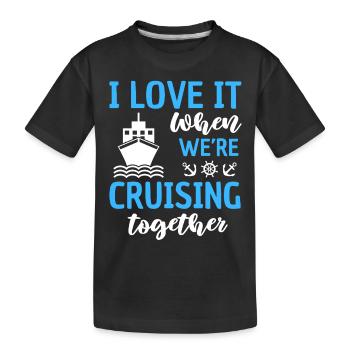 Croisière Croisière Croisière - T-shirt bio Premium Enfant - noir - Devant