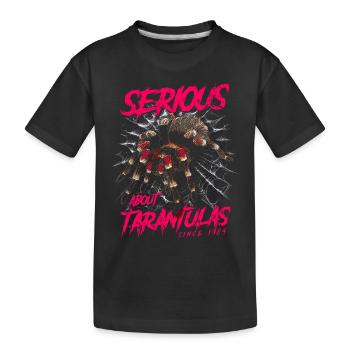 Serious About Tarantulas Pet Spider Born In 1989 - Kids' Premium Organic T-Shirt - black - Front
