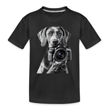 Deutsche Dogge - Kinder Premium Bio T-Shirt - Schwarz - Vorne