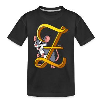 LETTRE Z - T-shirt bio Premium Enfant - noir - Devant