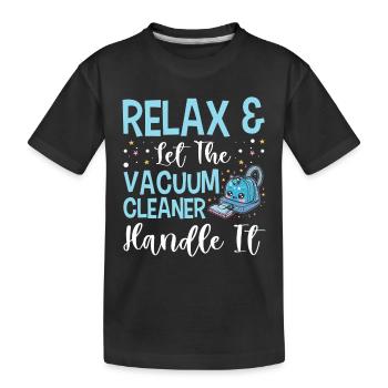 Nettoyant Lover Cleaner - T-shirt bio Premium Enfant - noir - Devant