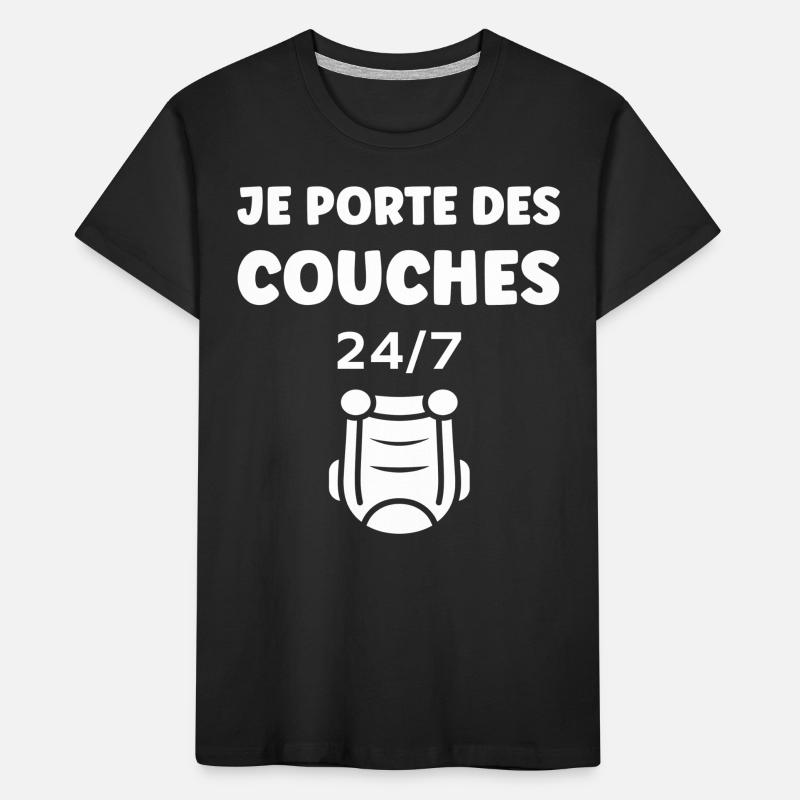 Couches T-shirt bio Premium Enfant