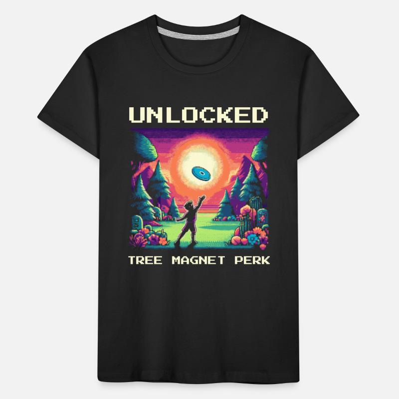 Tree Magnet | Disc Golf Baum OB Scheibenpech Kinder Premium Bio T-Shirt