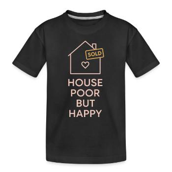 Erster Hauskäufer Geschenk Neuhause-besitzer Humor - Kinder Premium Bio T-Shirt - Schwarz - Vorne