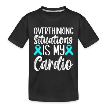 Trouble anxieux Trouble anxieux - T-shirt bio Premium Enfant - noir - Devant