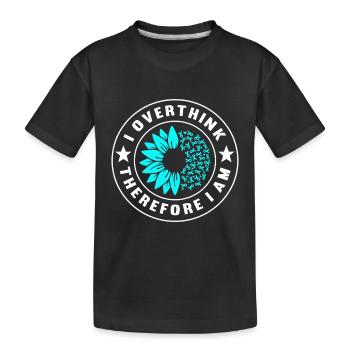 Trouble anxieux Trouble anxieux - T-shirt bio Premium Enfant - noir - Devant