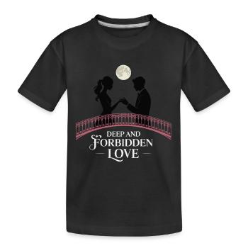 AMOUR INTERDIT - T-shirt bio Premium Enfant - noir - Devant