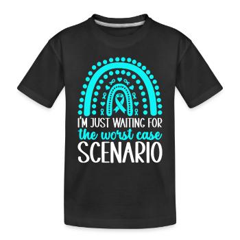 Trouble anxieux Trouble anxieux - T-shirt bio Premium Enfant - noir - Devant
