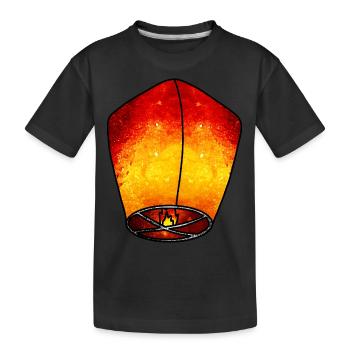 Lanterne Céleste Cosmique - T-shirt bio Premium Enfant - noir - Devant